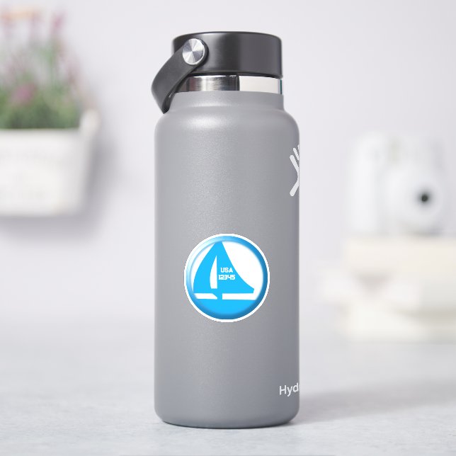 Sticker Marina Symbol - Voilier (HydroFlask)