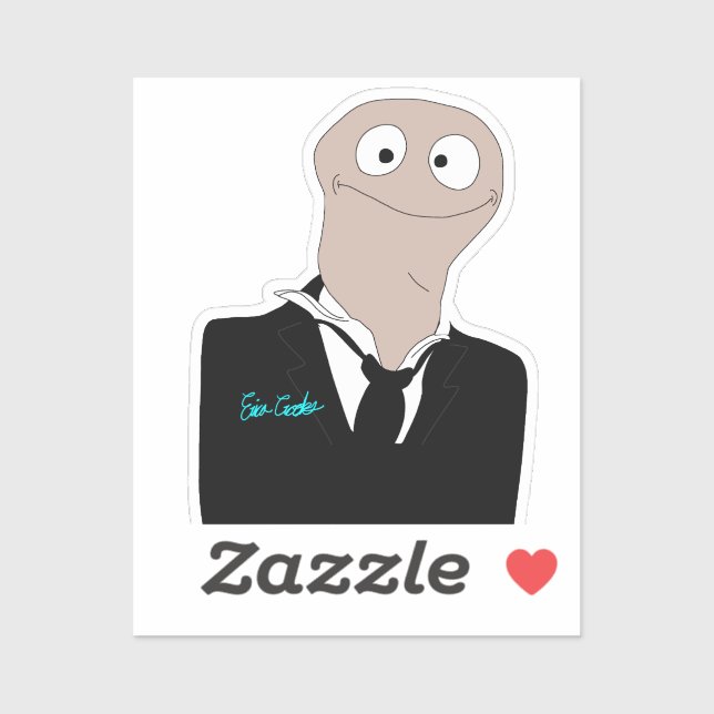 Sticker Marionnette qui vous regarde (Feuille)