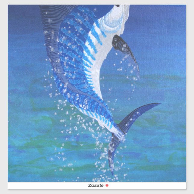 Sticker Marlin n°2 (Feuille)