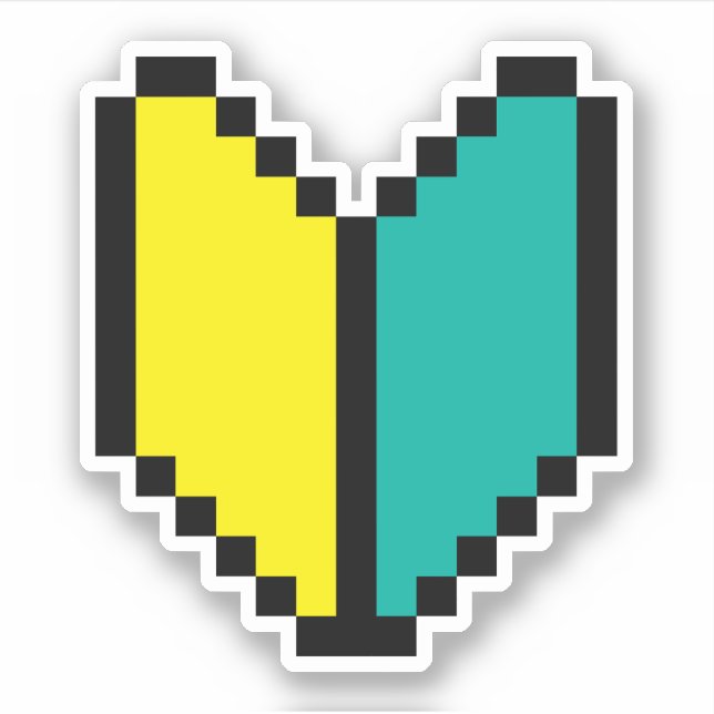 Sticker Marque Wakaba / Shoshinsha 8 bits (Devant)