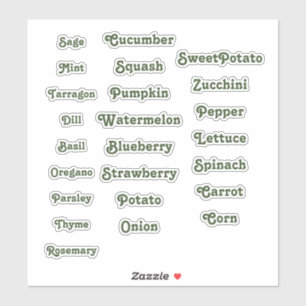 Sticker Marqueur de jardin