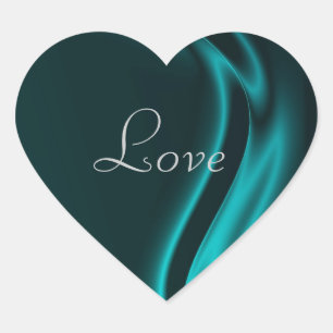 Sticker Marquis Turquoise Heart Love