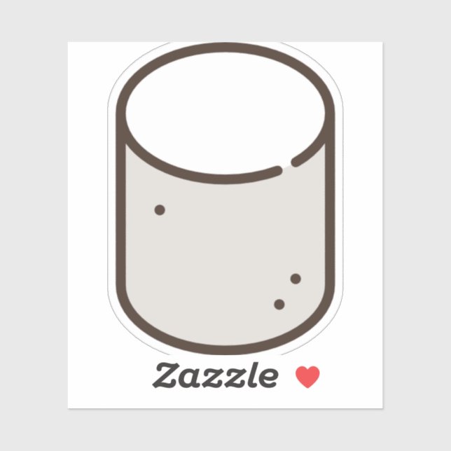 Sticker marshmallow (Feuille)