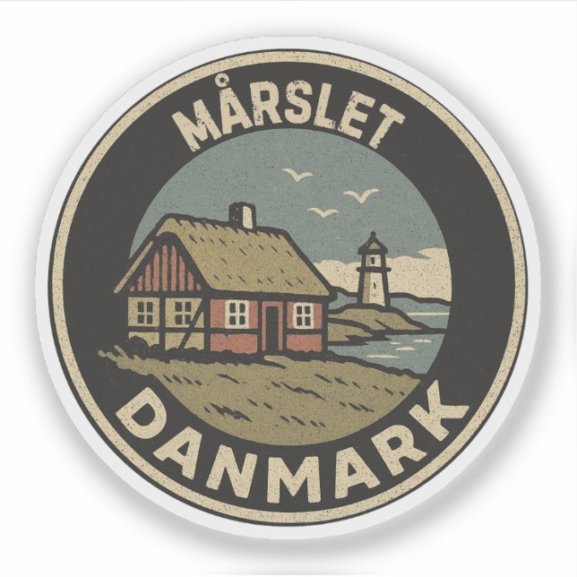 Sticker Mårslet, Danemark Danemark  (Devant)