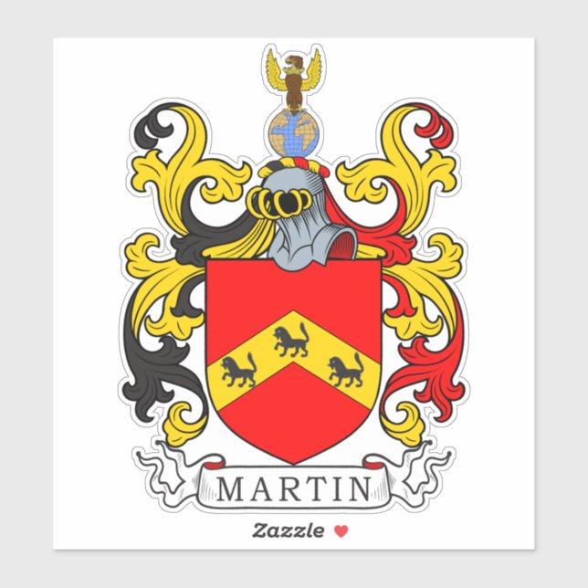 Sticker Martin Family Crest (Feuille)