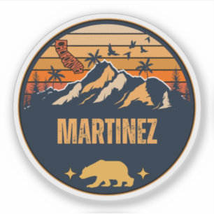 Sticker Martinez, Californie