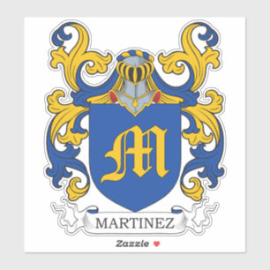 Sticker Martinez Family Crest