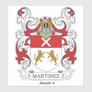 Sticker Martinez Family Crest