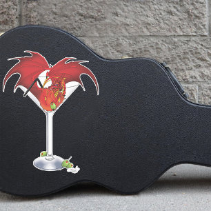 Sticker Martini Imaginaire Red Dragon