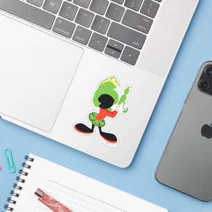 Sticker MARVIN MARTIAN™ Silhouette avec Raygun