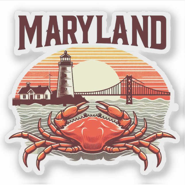 Sticker Maryland (Devant)