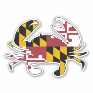Sticker Maryland Flag