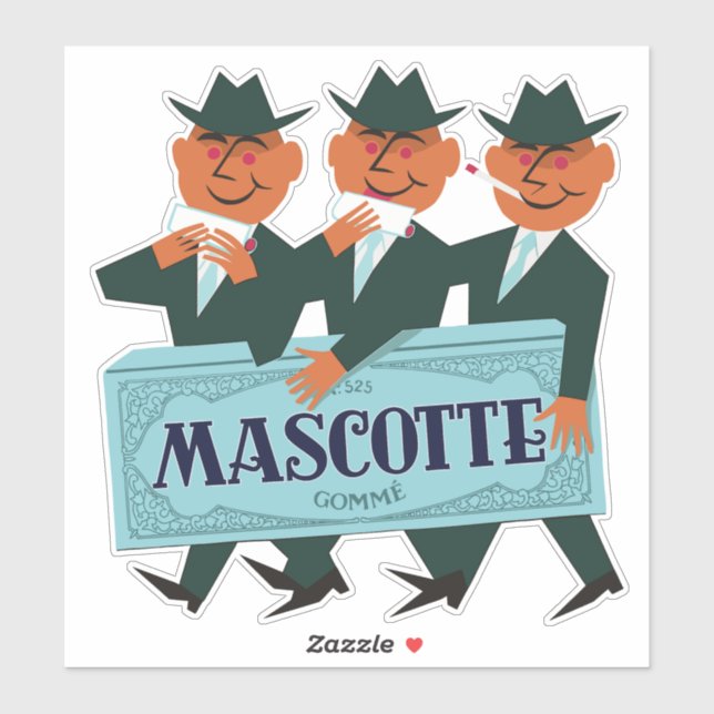STICKER MASCOTTE (Feuille)