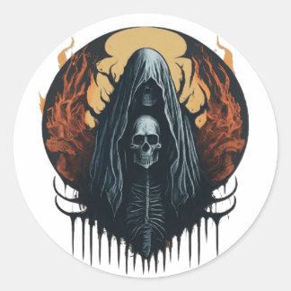 Sticker Mascotte Monstrous Ghost Metal Band