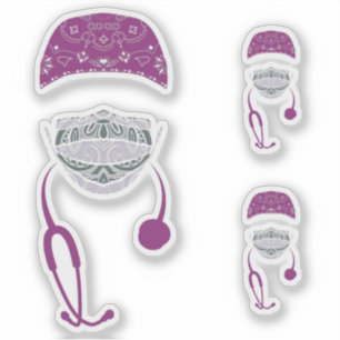 Sticker masque cachette