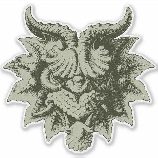 Sticker Masque de Gargouille 3 (Devant)