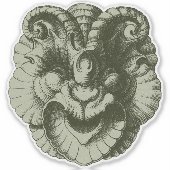 Sticker Masque de Gargouille 4 (Devant)