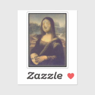 Sticker Masque de Mona Lisa