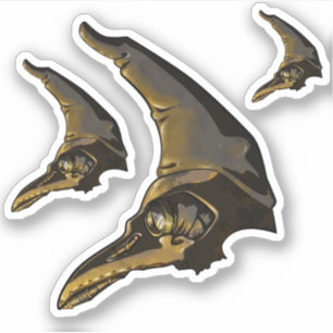 Sticker Masque de peste