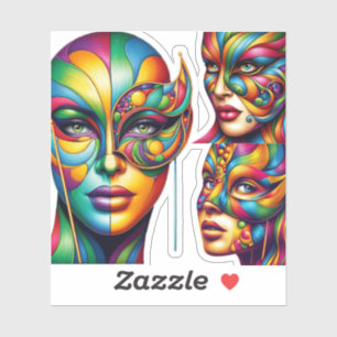 Sticker Masque du Mystique
