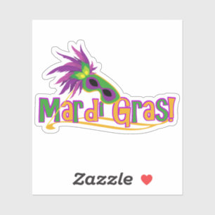 Sticker Masque Mardi Gras