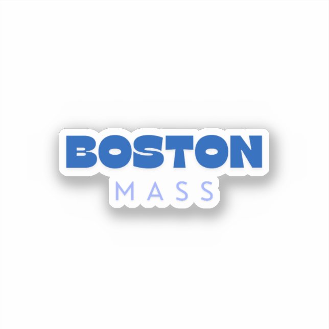 Sticker Massacre de Boston (Recto)