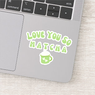 Sticker Matcha boba thé vert, matcha