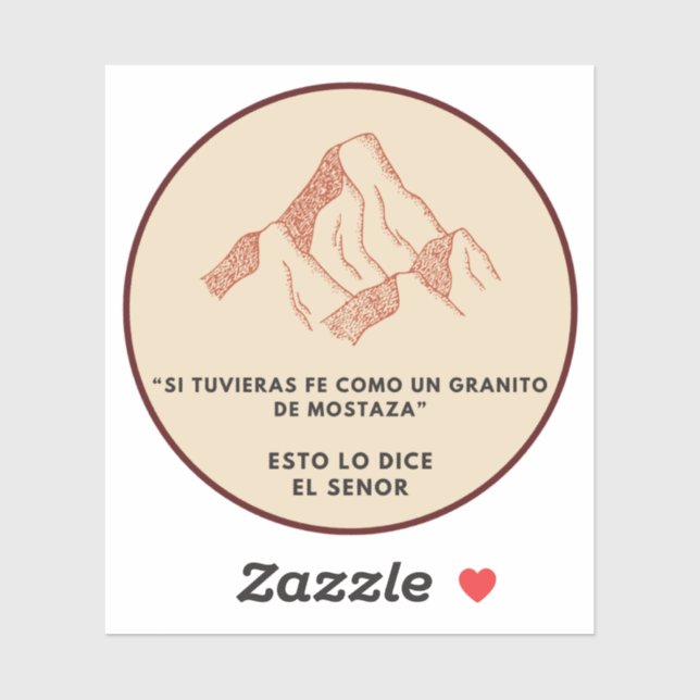 Sticker Mateo 17:20 (Feuille)