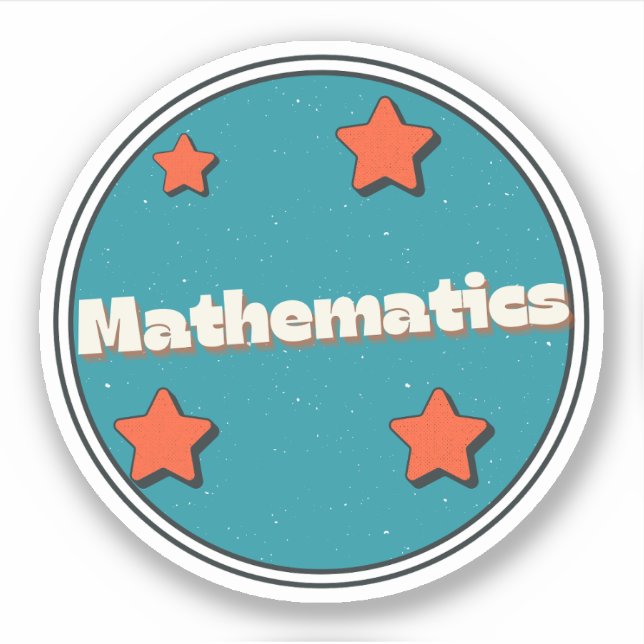 Sticker Mathématiques (Devant)