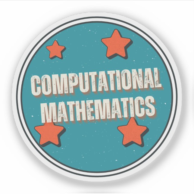 Sticker Mathématiques computationnelles (Devant)
