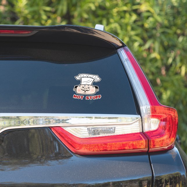 Sticker Matières chaudes (Côté voiture)