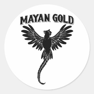 Sticker Maya Gold Quetzal