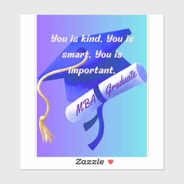 Sticker MBA Gift (Feuille)