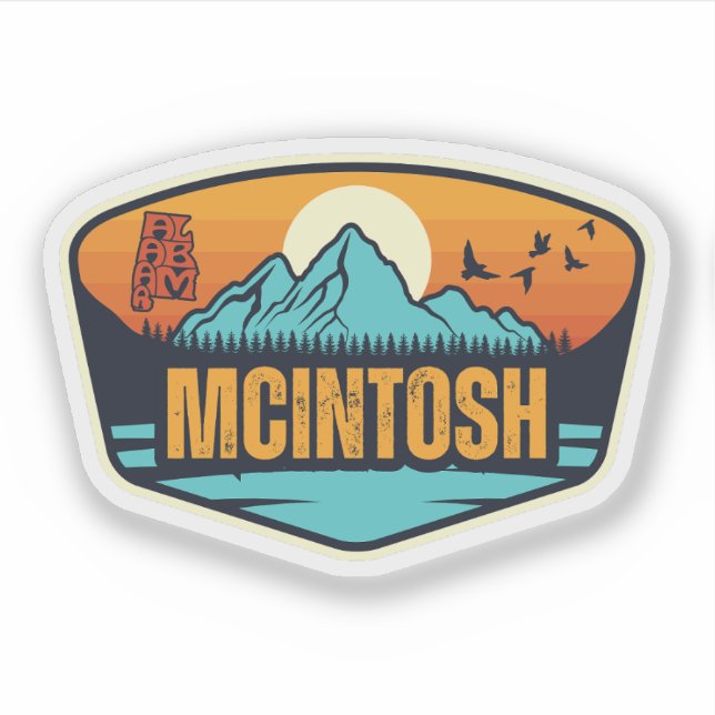 Sticker McIntosh, Alabama (Devant)