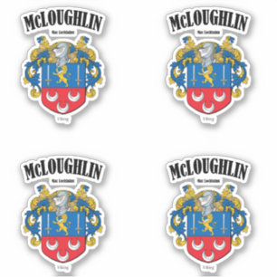 Sticker McLoughlin Crest Traduction et signification irlan