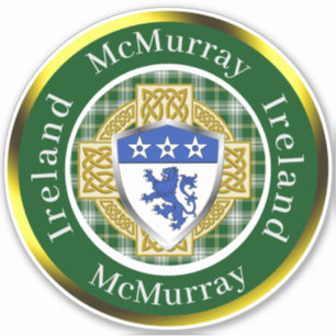 Sticker McMurray Shield & Celtic Cross Personnalisé