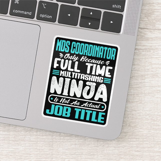 Sticker Mds Coordonnateur Titre de l'emploi Profession Fun (Détail)