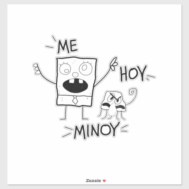 Sticker Me Hoy Minoy Doodle (Feuille)