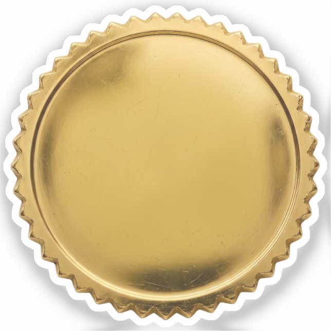 Sticker Médaille de récompense d'excellence en étoile écla (Recto)