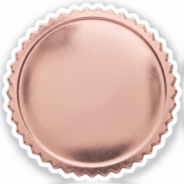 Sticker Médaille de récompense en étoile éclatée avec feui (Recto)
