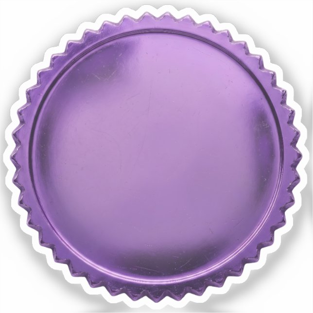 Sticker Médaille de récompense en étoile éclatée en feuill (Recto)