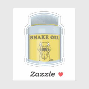 Sticker Médecine alternative à l'huile de serpent