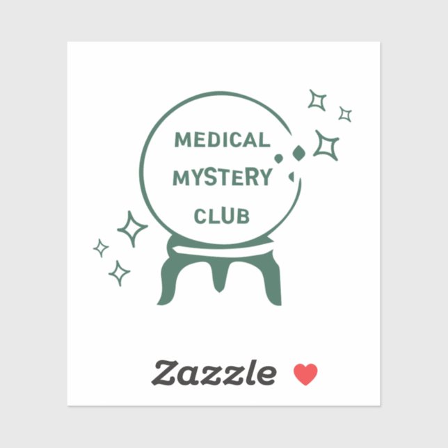Sticker "Medical Mystery Club" Funny Spoonie Awareness  (Feuille)