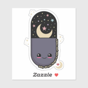 Sticker Médicaments pilules Kawaii