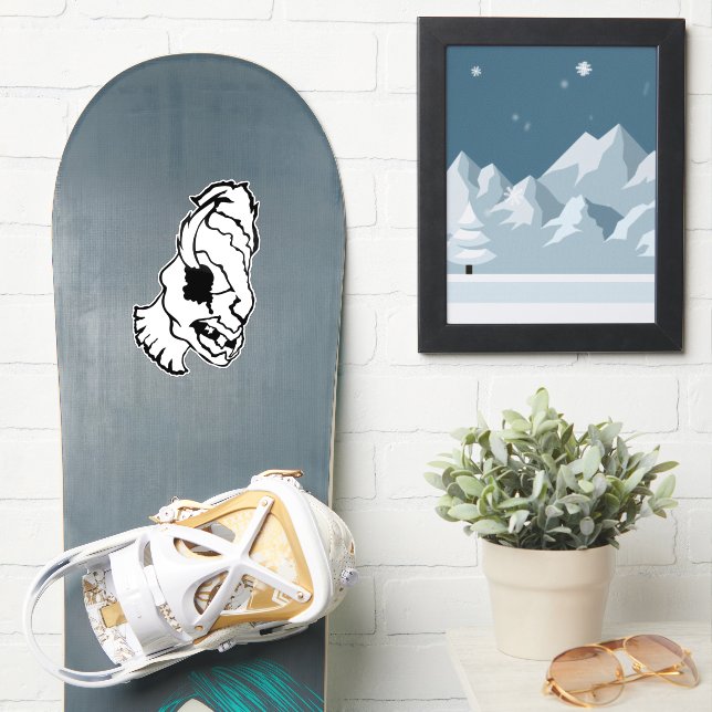 Sticker Medusa 8MMTêtes Diecut 2025 Livre d'Horreur Awayno (Snowboard)
