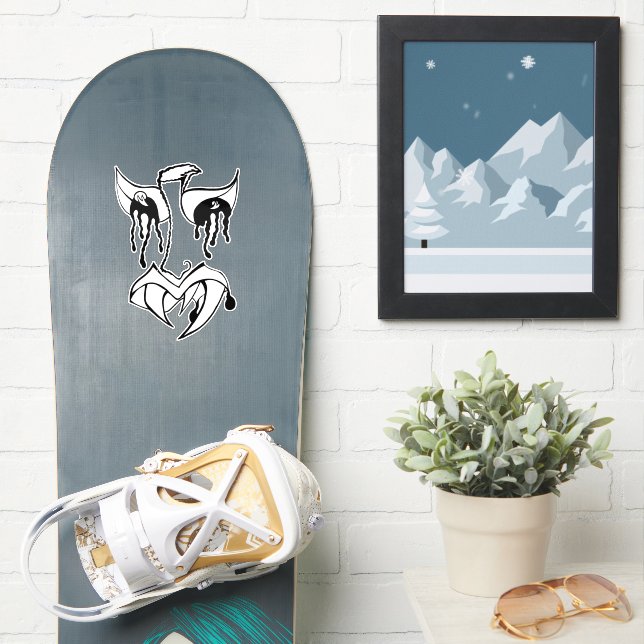 Sticker Medusa the artist_awaynowe Horror 14MMHeads Diecut (Snowboard)