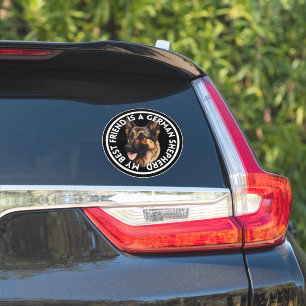 Sticker Meilleur Ami Berger Allemand
