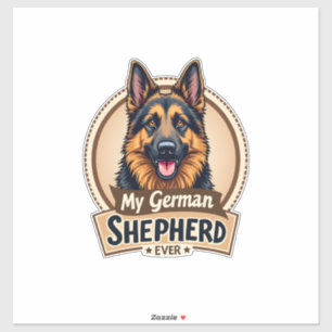 Sticker Meilleur Ami Pour Toujours Mon Shepherd Allemand V