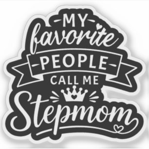 Sticker Meilleur Cadeau de Belle-Mère de la part d'une Fam