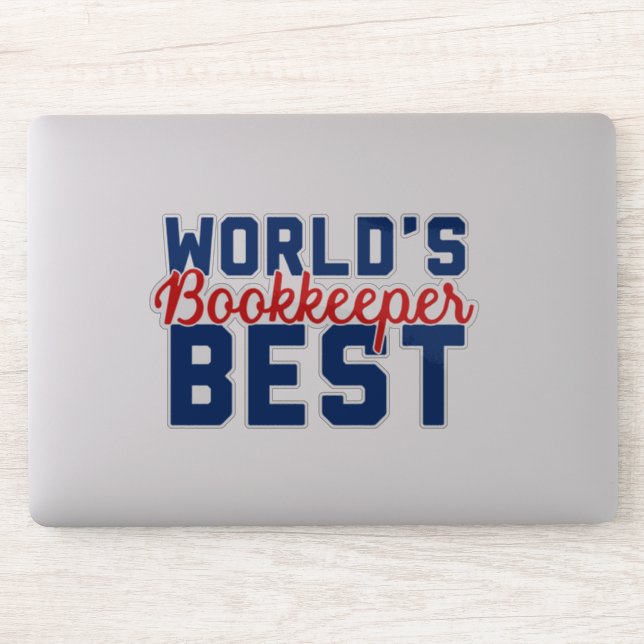 Sticker Meilleur comptable du monde (Ordinateur)
